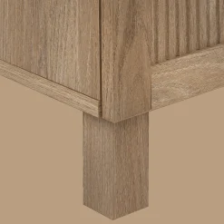 3 Door Wood Veneer Buffet