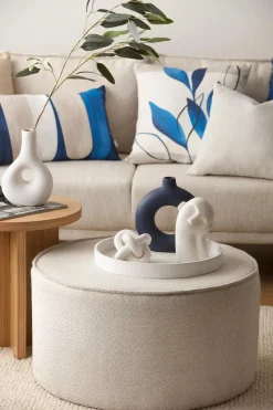 Abstract Knotted Ceramic Decorative Object