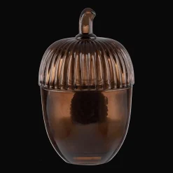 Acorn Glass Candle
