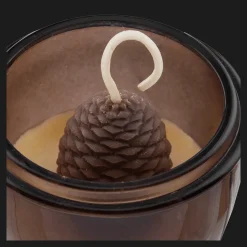Acorn Glass Candle