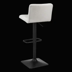 Adjustable Metal and Fabric Barstool