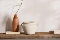 Antique bowl with handles