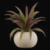 Artificial Agave Plant in Ribbed Pot