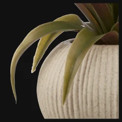 Artificial Agave Plant in Ribbed Pot