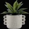Artificial Aloe in Ceramic Pot