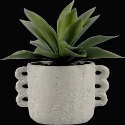 Artificial Aloe in Ceramic Pot