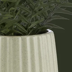 Artificial Fern in Ceramic Pot