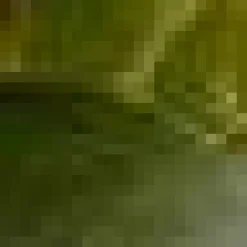 Artificial Plant in Striped Pot