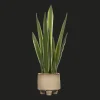 Artificial Yucca Leaf in Ceramic Pot