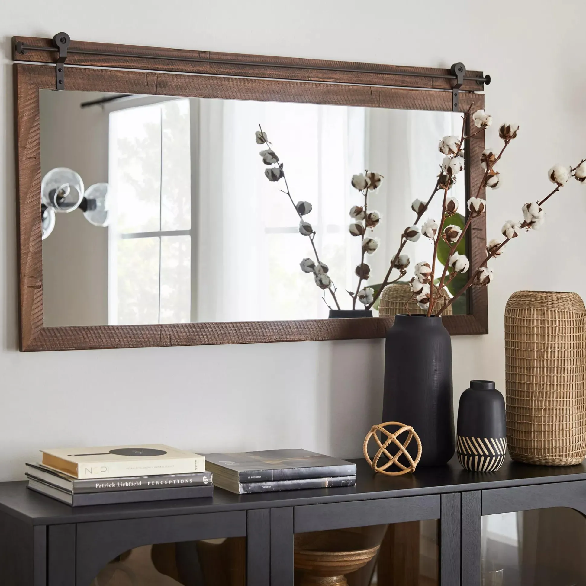 Barn Wood Inspired Mirror