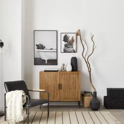 Bear in Bathtub Printed Framed Canvas