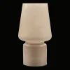 Beige Glass Table Lamp