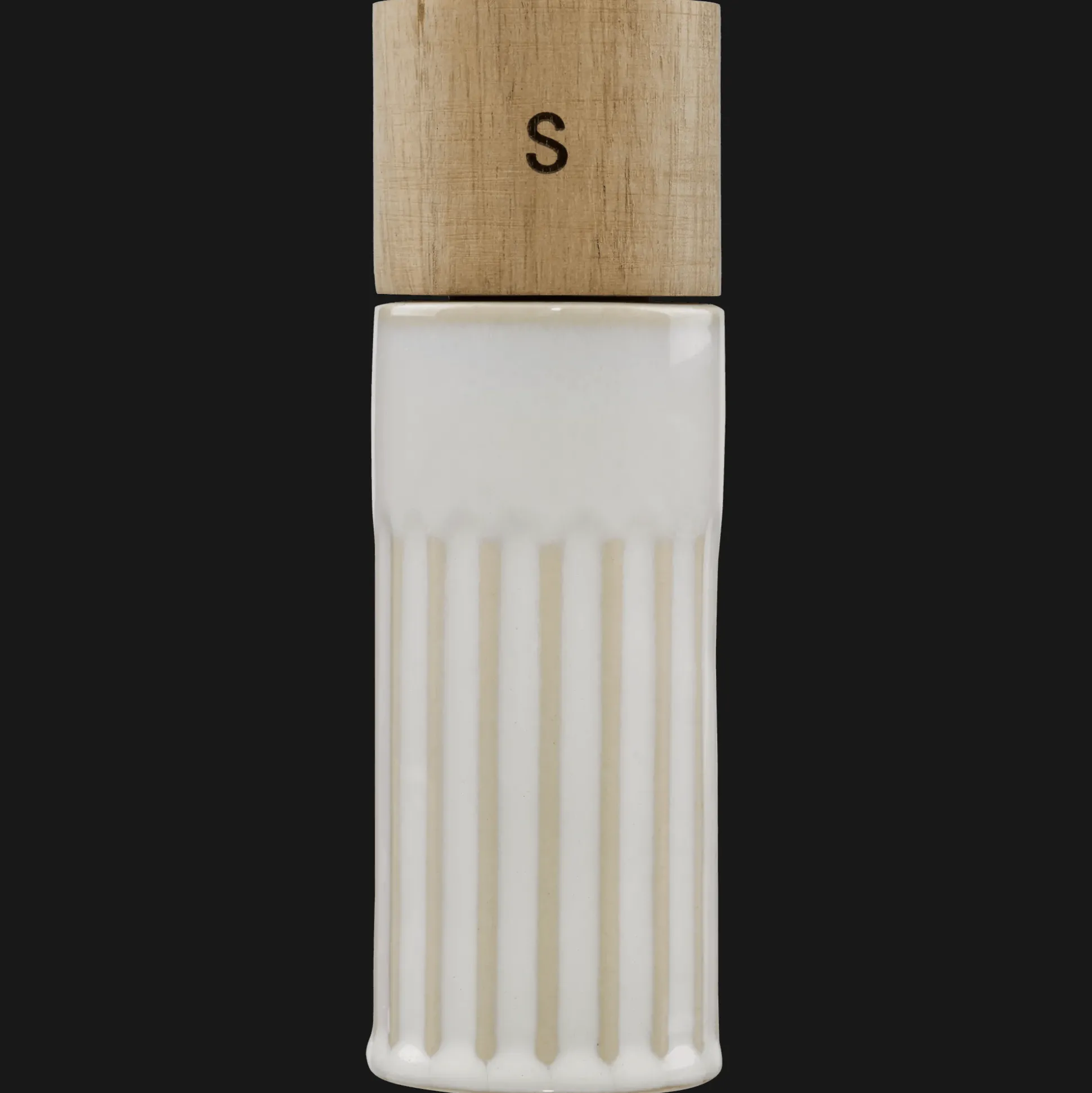 Beige Salt Grinder