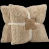 Beige Set of 2 Ellyn Decorative Pillow