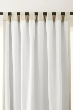 Beige Taha Rod Pocket Back Tab Blackout Curtain