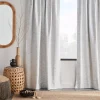 Black And White Dayni Blackout Back-Tab Curtain
