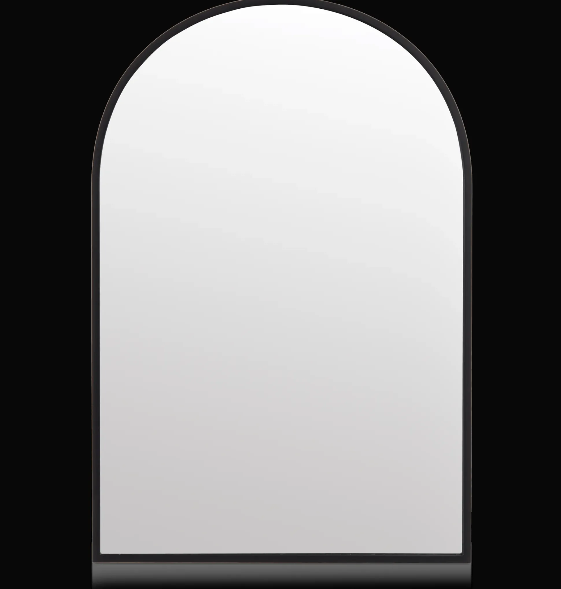 Black Arched Mirror
