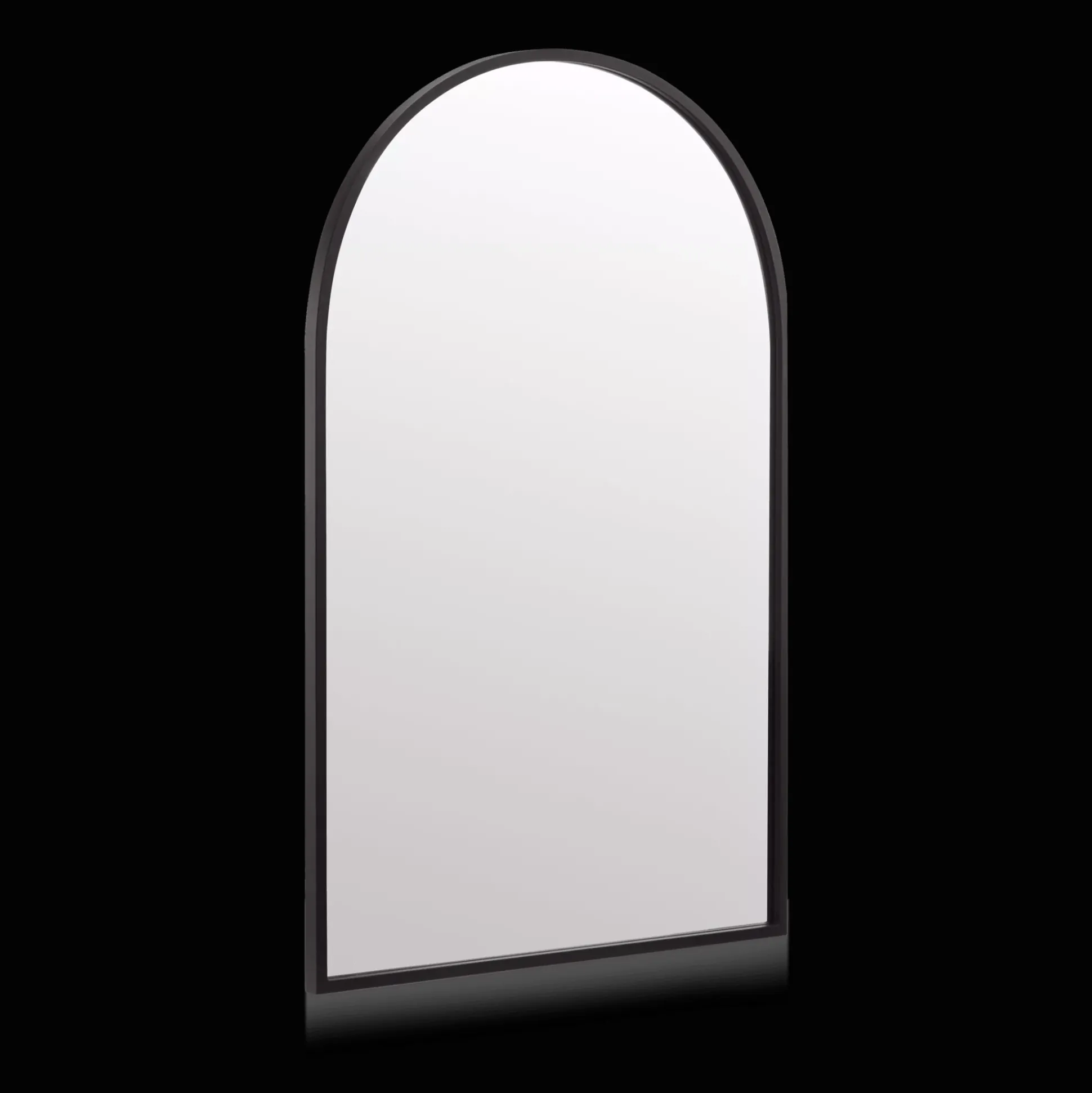 Black Arched Mirror