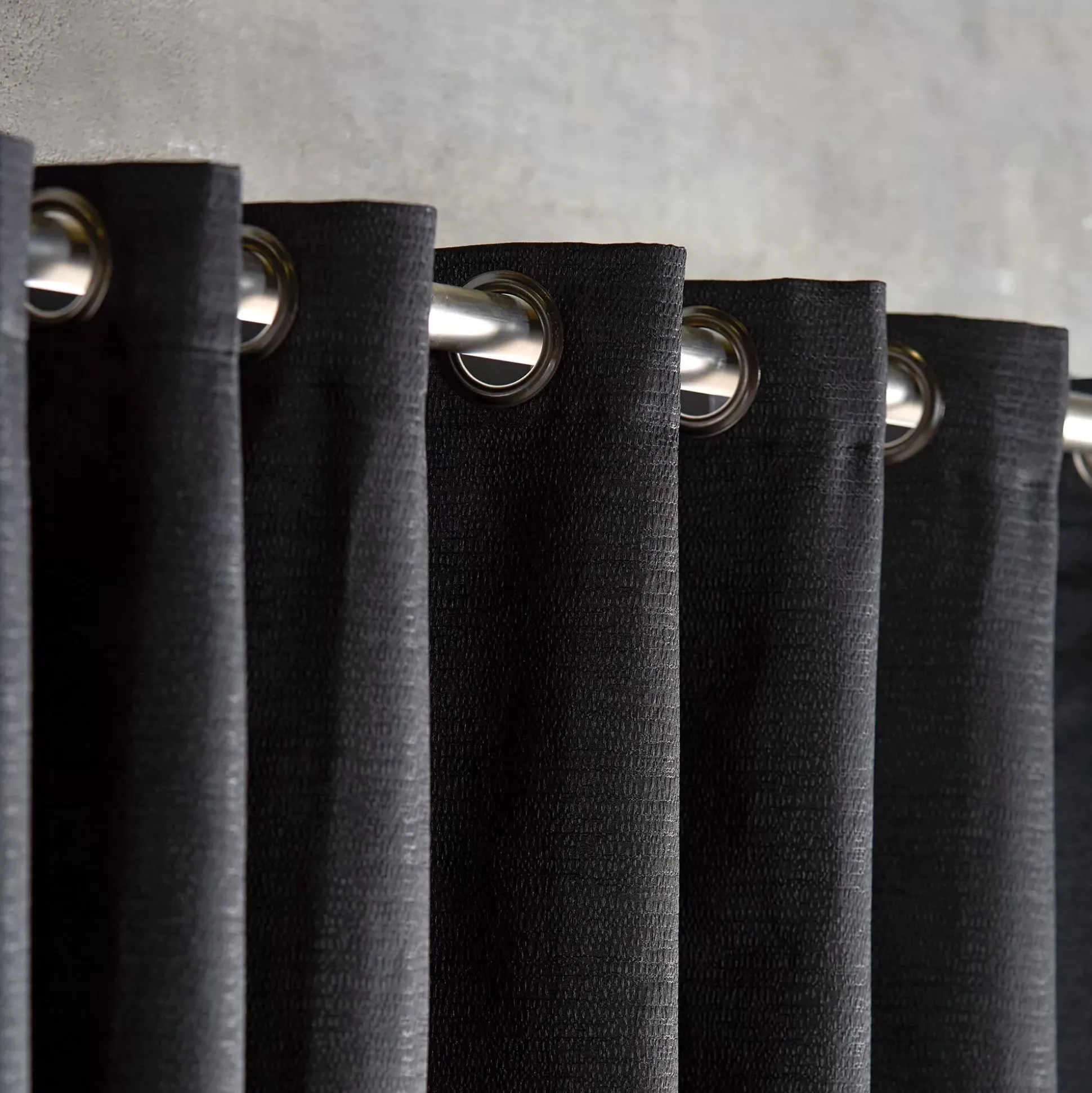 Black Artemesia Blackout Curtain