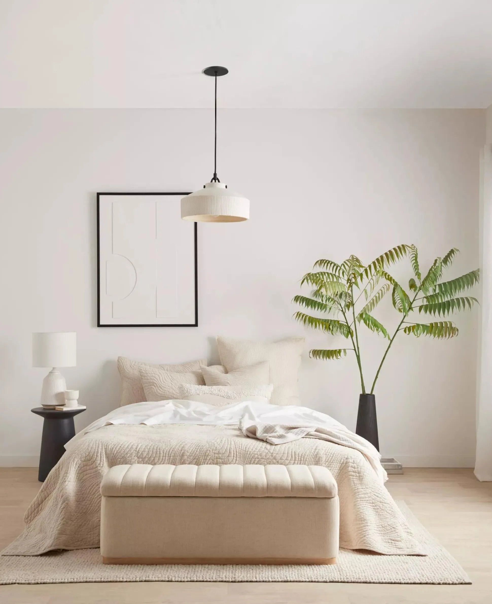 Black Cement Hourglass Side Table