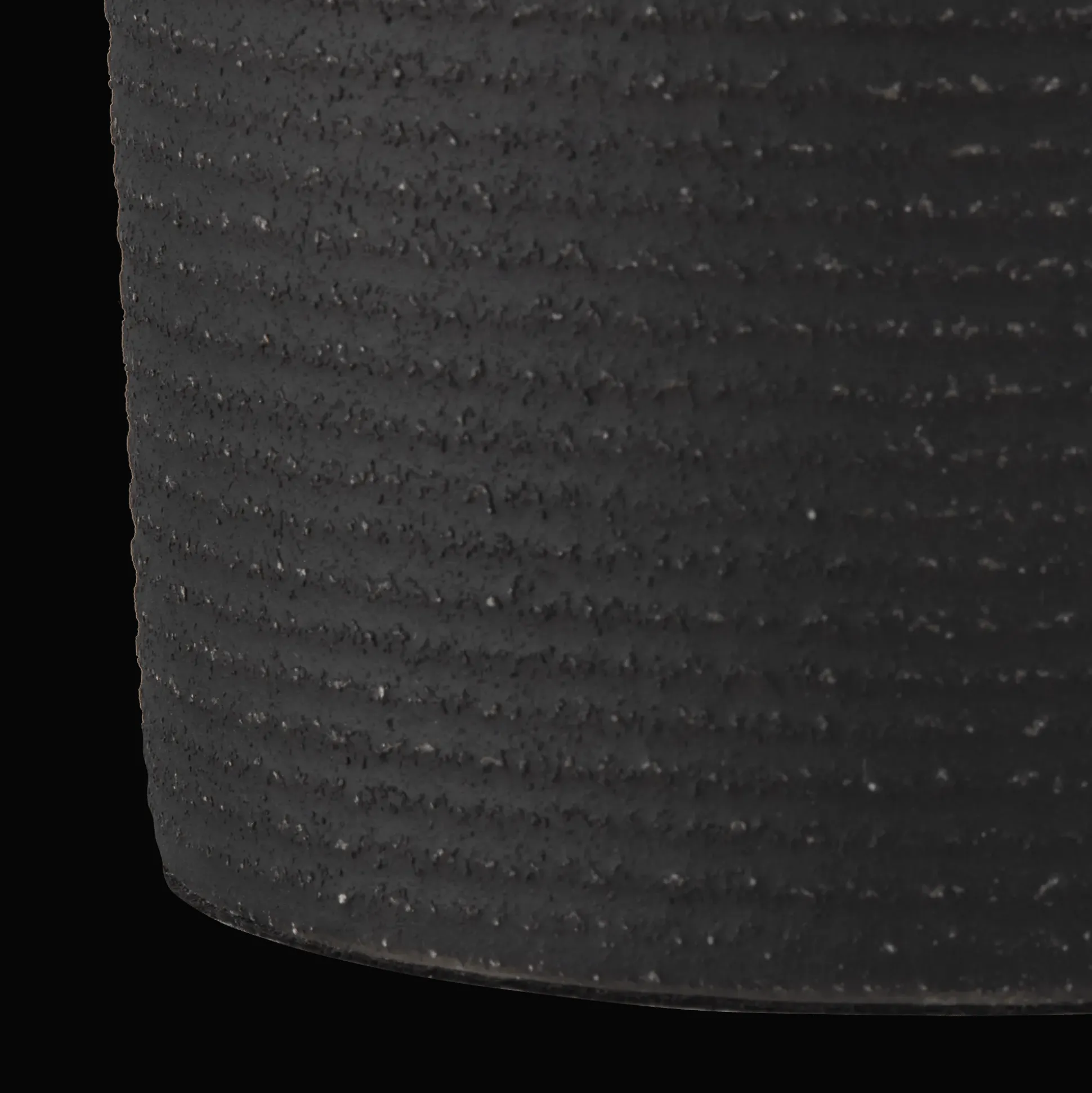 Black Ceramic Lamp Base