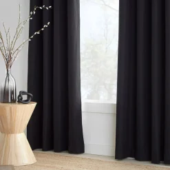 Black Chita Blackout Curtain