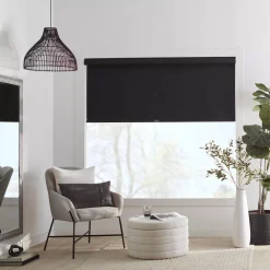 Black Chita Cordless Blackout Roller Shade