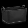 Black Chita Storage Basket with Handles