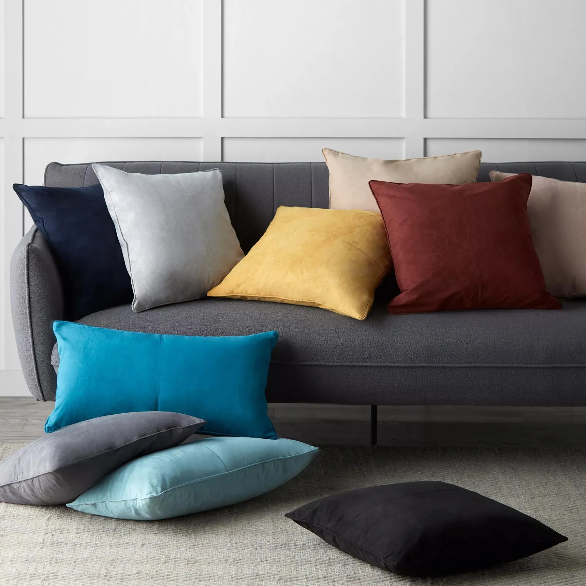 Black Clifford Decorative Pillow