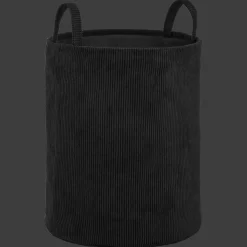 Black Corduroy Hamper