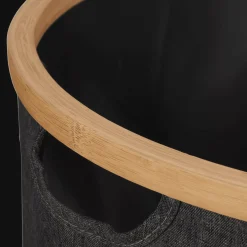 Black Hamper with Bamboo Ring