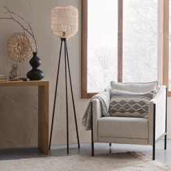 Black Hourglass Bubble Vase