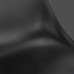 Black Metal & Plastic Bar Stool