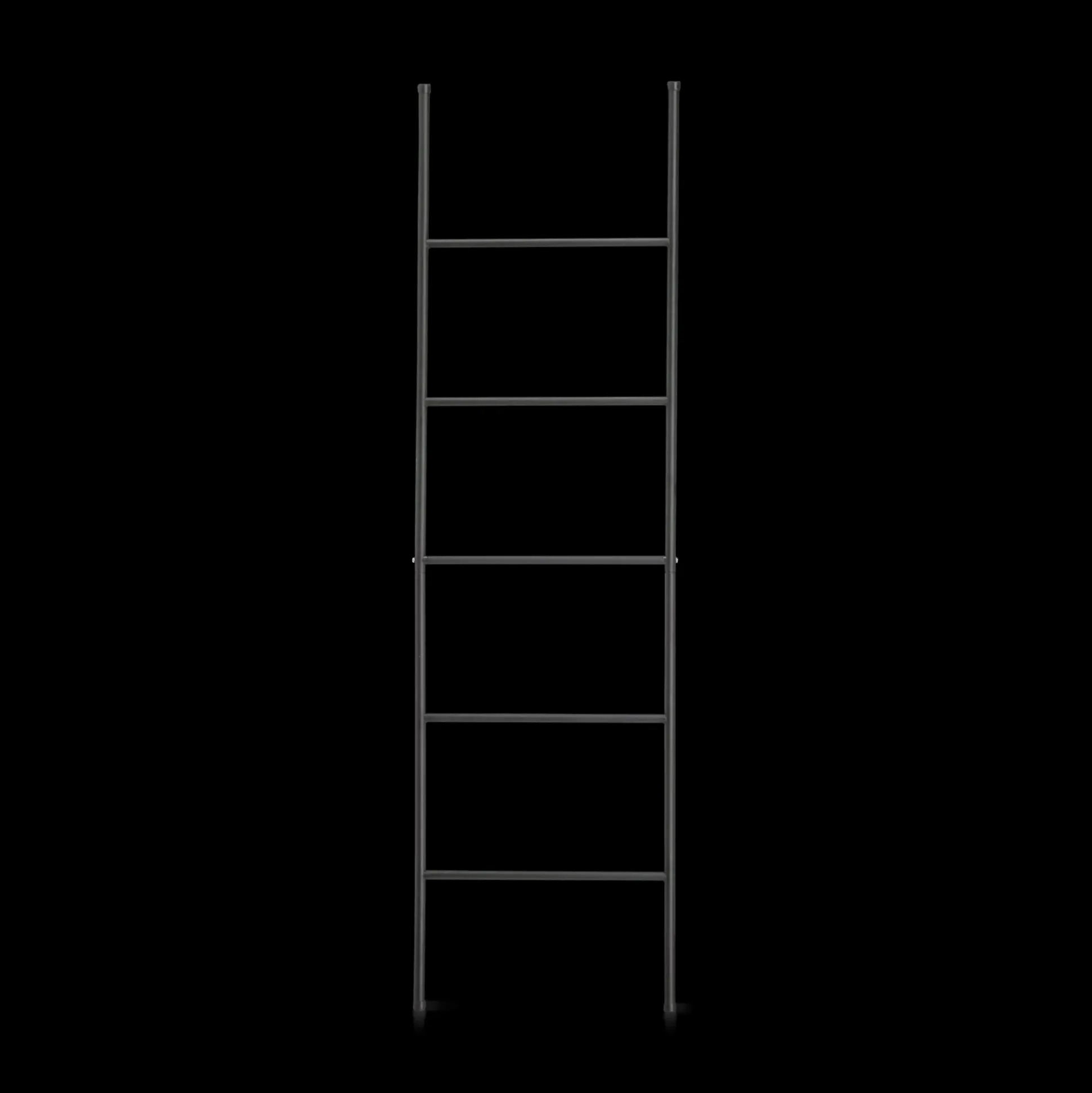 Black Metal Ladder Towel Holder