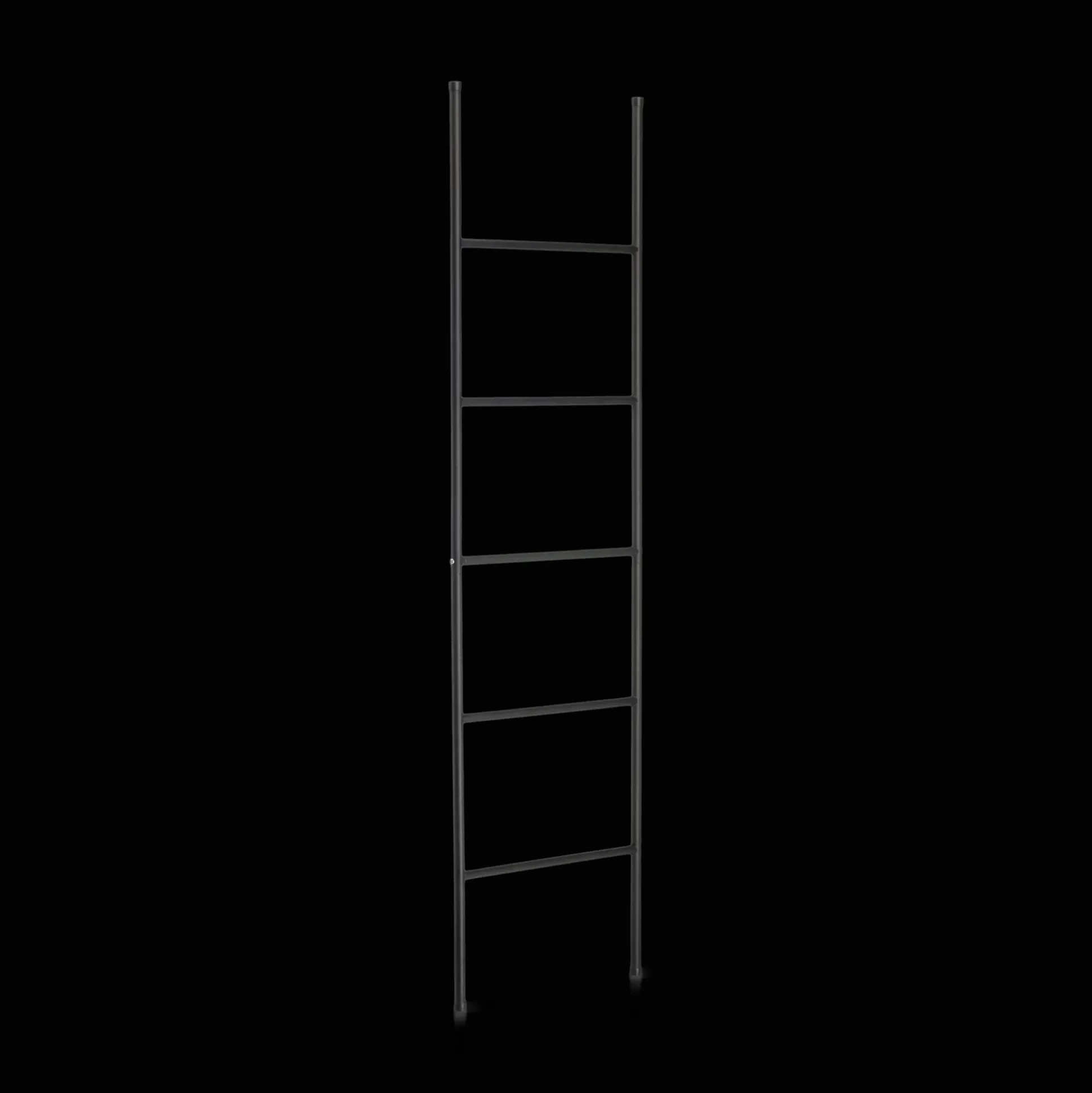 Black Metal Ladder Towel Holder