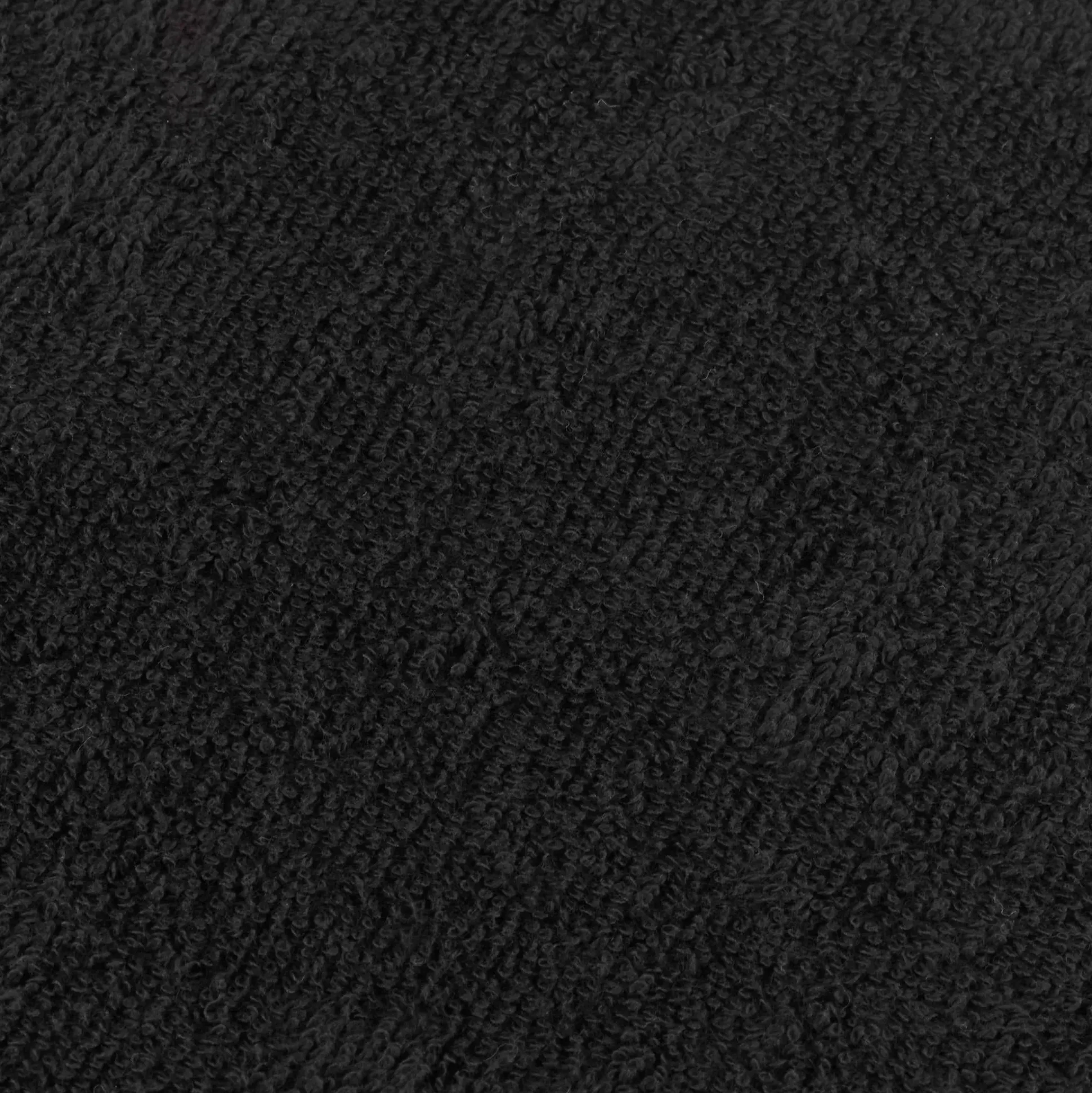 Black Set of 6 Large Washcloths