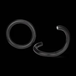 Black Set of 2 Magnetic Metal Holdbacks