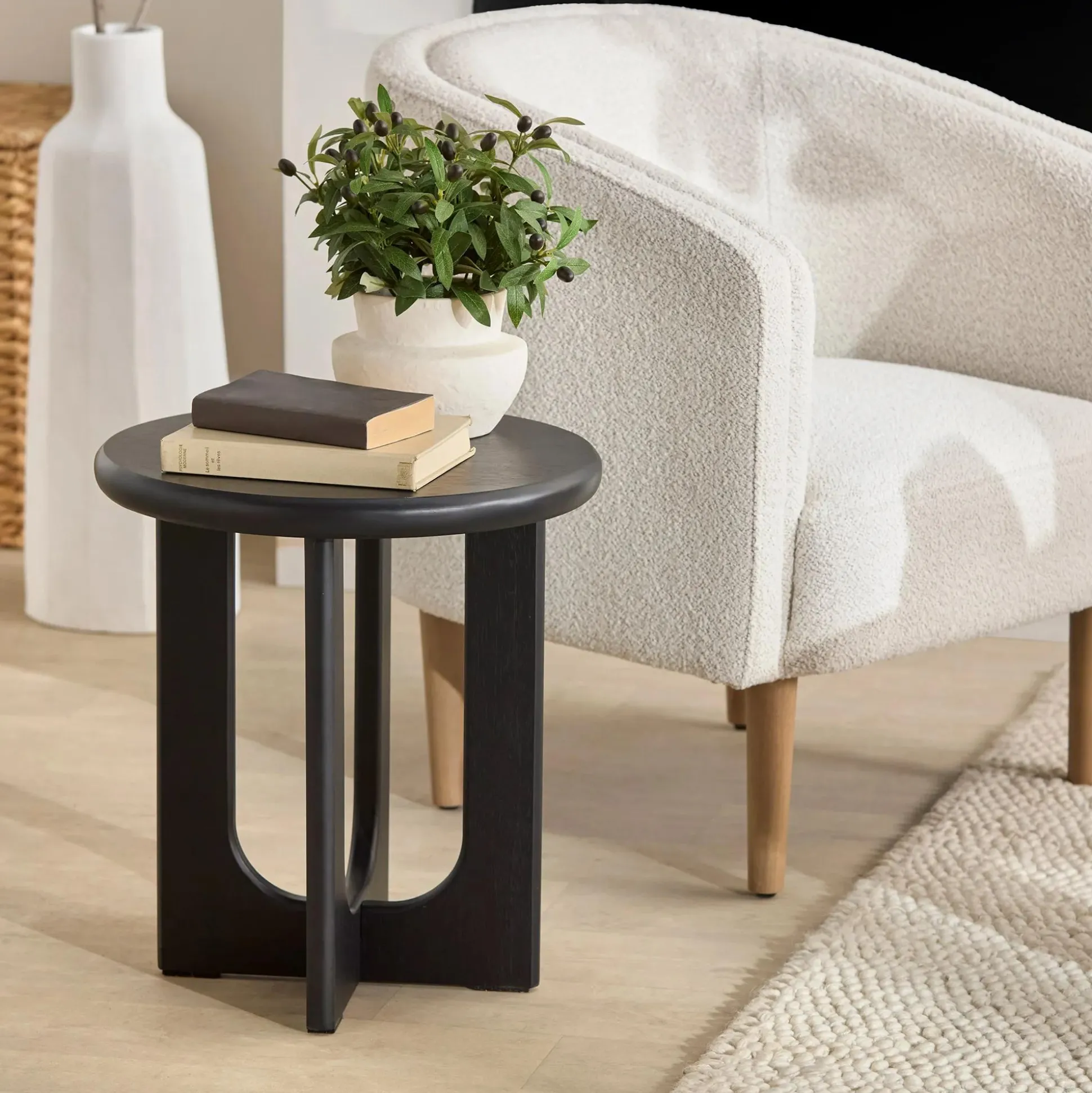 Black Side Table