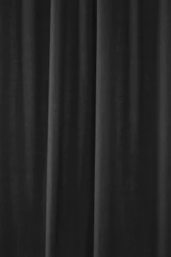 Black Taha Rod Pocket Back Tab Blackout Curtain