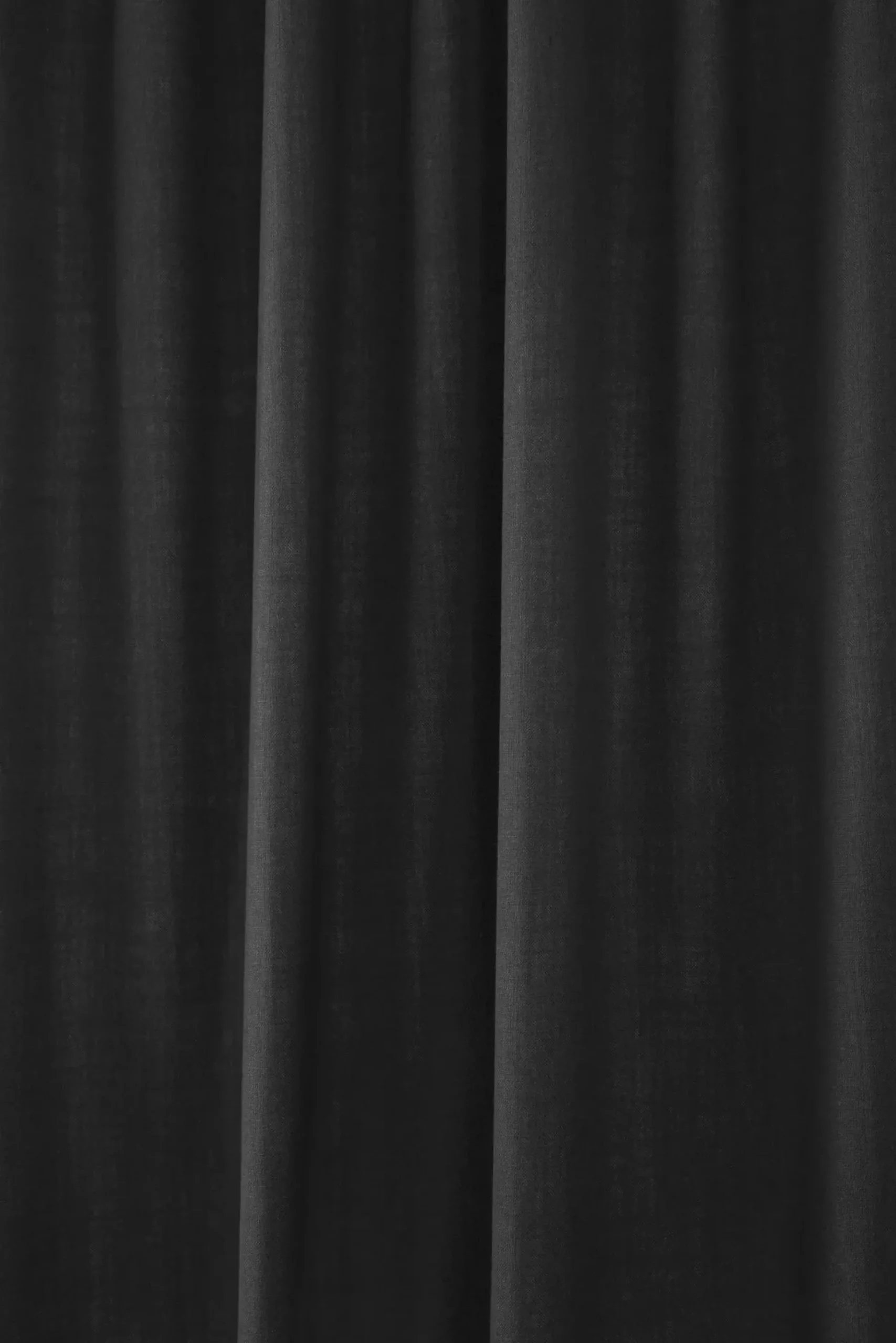 Black Taha Rod Pocket Back Tab Blackout Curtain