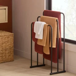 Black Towel Holder