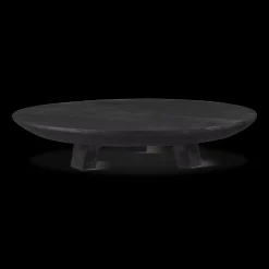 Black Wood Raised Tray