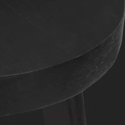 Black Wood Stool