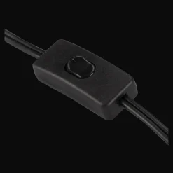 Black Wood Table Lamp