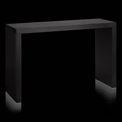 Black Wood Veneer Console Table