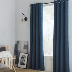 Blue Chita Blackout Curtain
