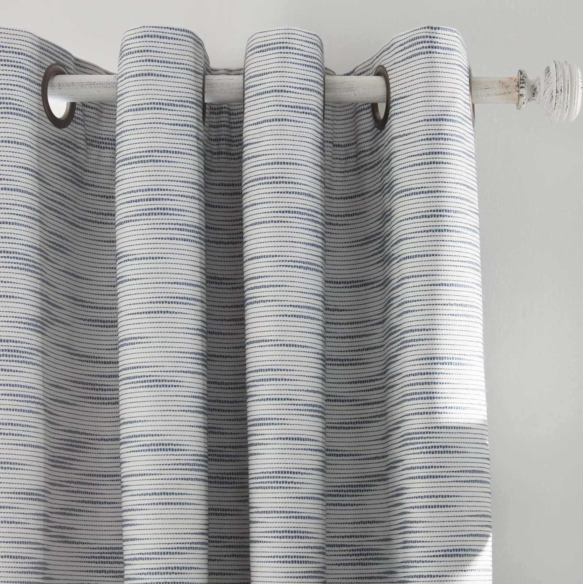 Blue Hadas Grommet Blackout Curtain