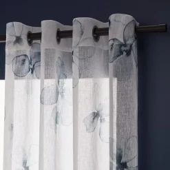 Blue Nima Sheer Curtain