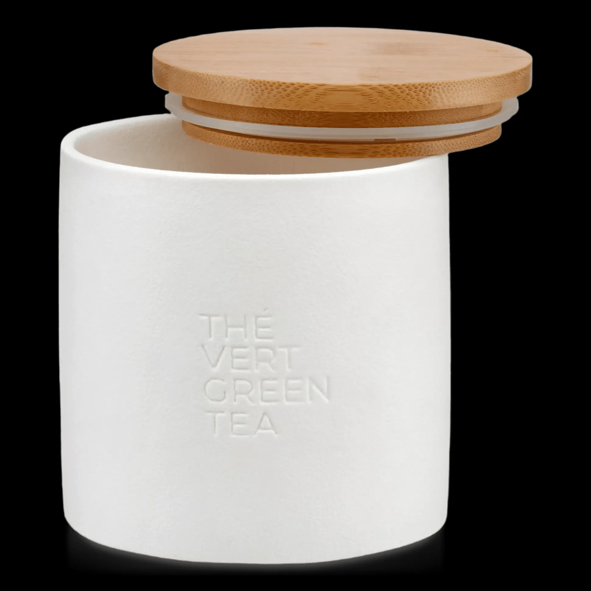 Bouclair Green Tea Candle with Wooden Lid