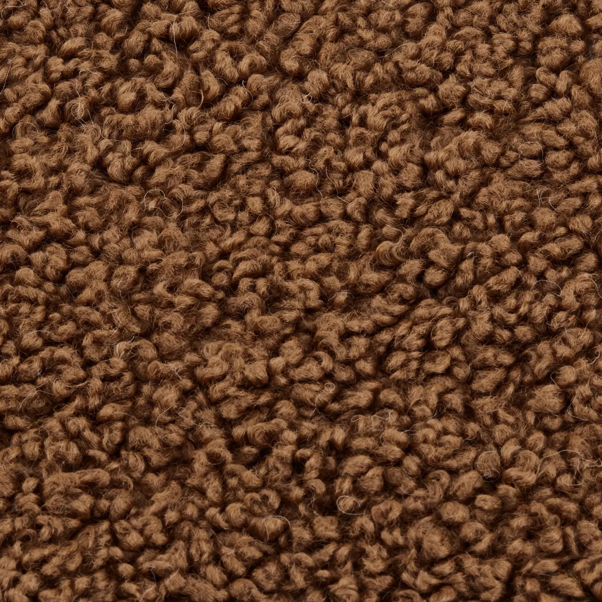 Brown Doodle Boucle Throw